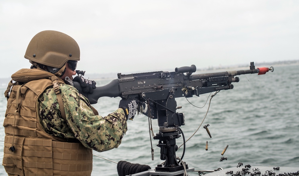 Mark VI Patrol Boats Underway during Unit Level Training