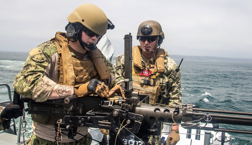 Mark VI Patrol Boats Underway during Unit Level Training