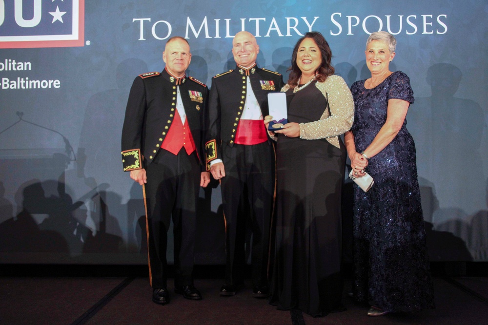 CMC and Mrs. Neller Attend USO Military Spouse Dinner