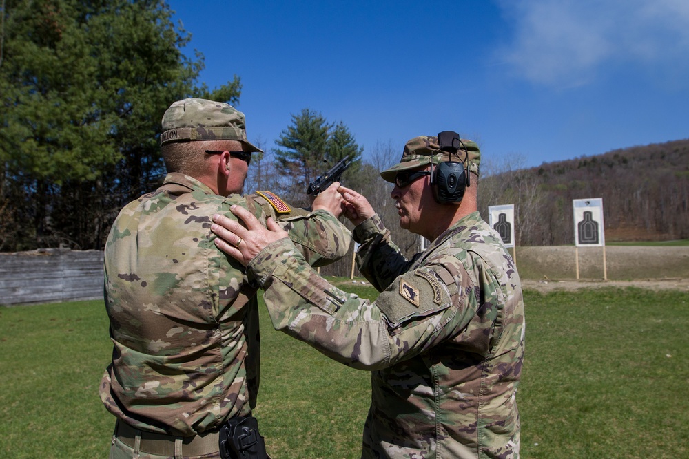 Instructor Teaches M9 Trigger Pull