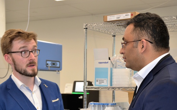 Boston ‘bluing’ trip highlights synthetic biology, biotechnology for AFRL team