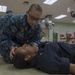 Sailors participate in TCCC aboard USNS Mercy