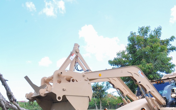 Soldiers conduct general maintenance of  VING grounds