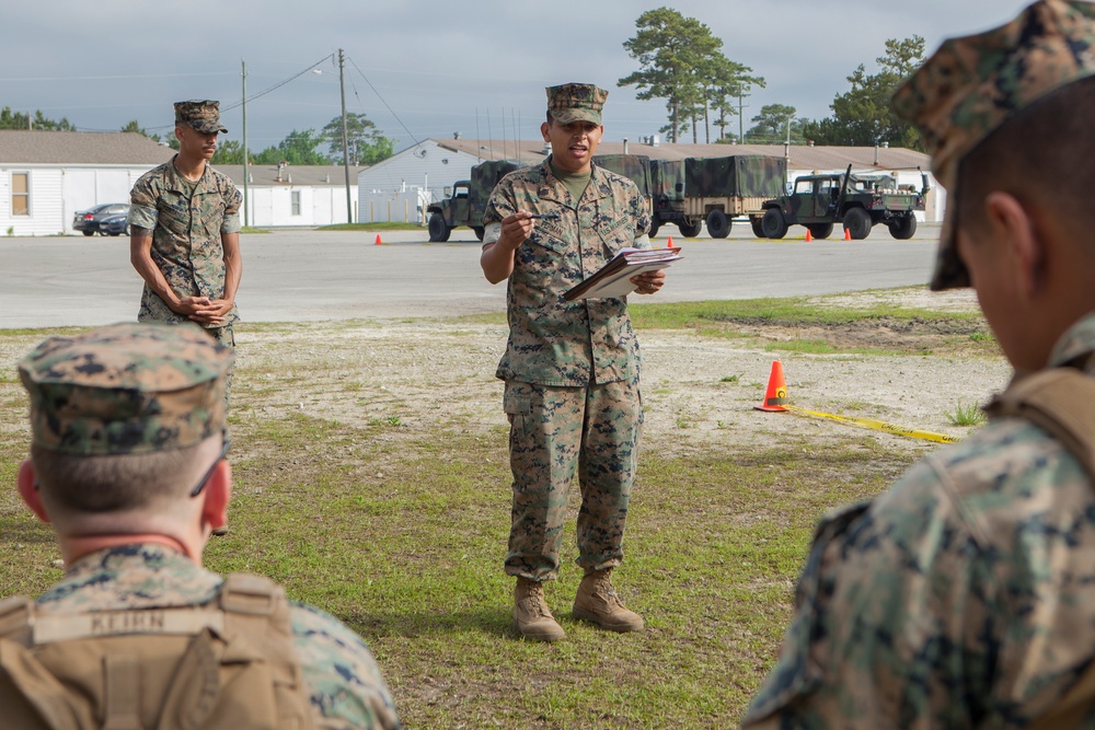 Marines prepare for Command Post Exercise 2