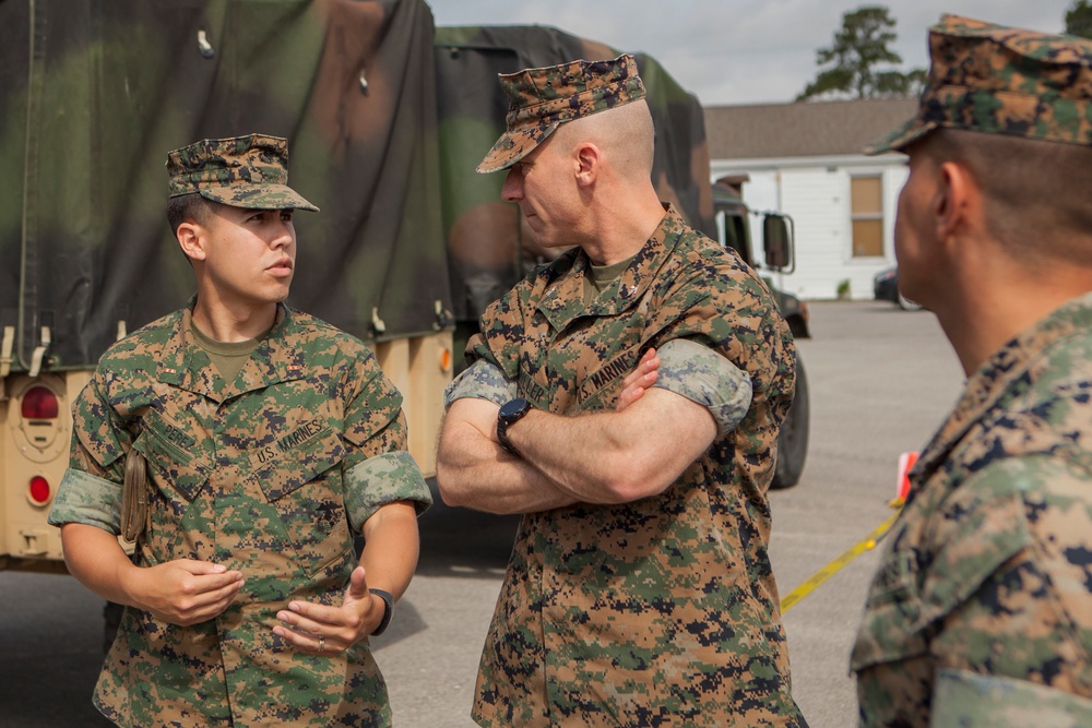 Marines prepare for Command Post Exercise 2