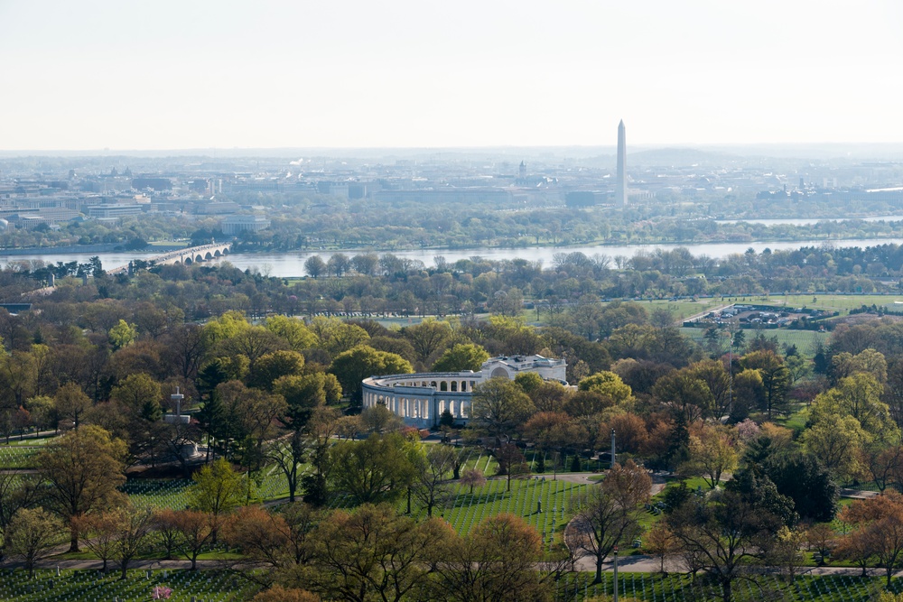 Aerial Photography of Arlington National Cemetery