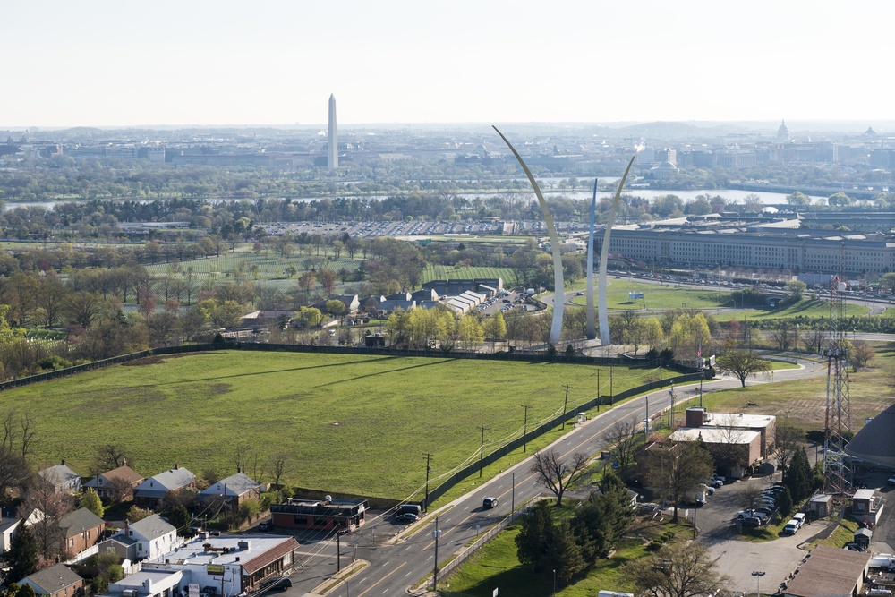 Aerial Photography of Arlington National Cemetery