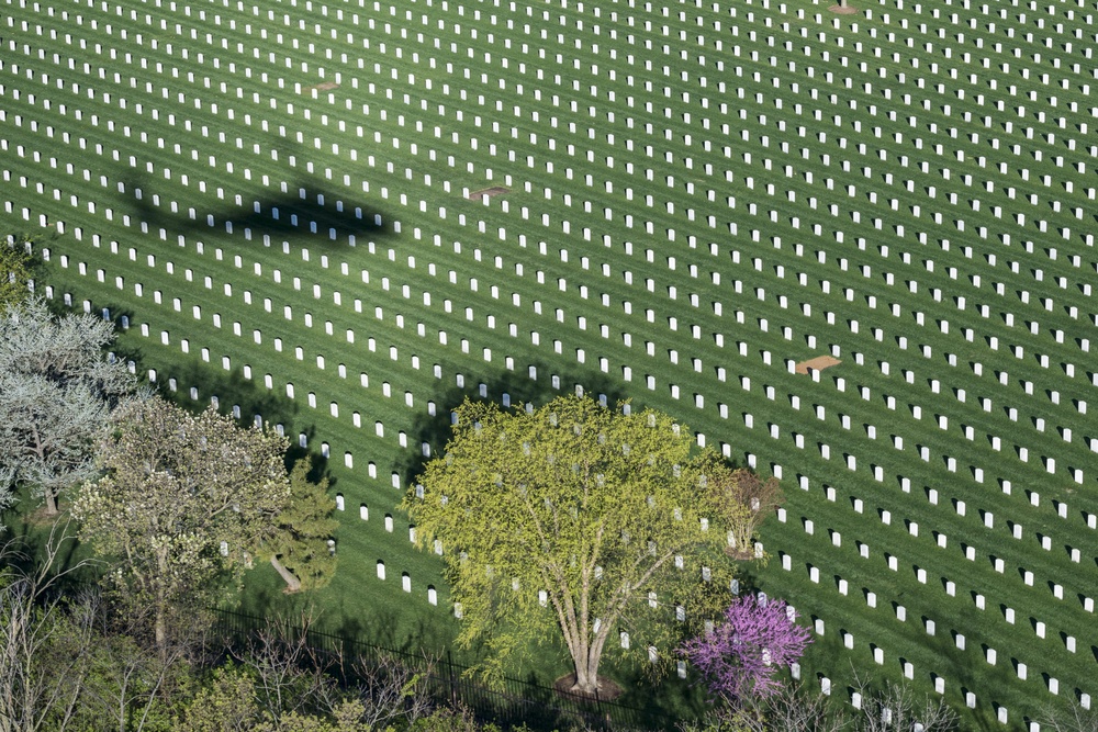 Aerial Photography of Arlington National Cemetery