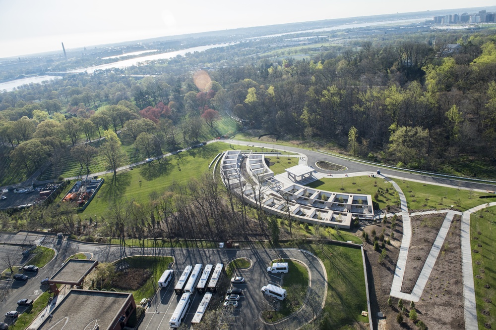 Aerial Photography of Arlington National Cemetery