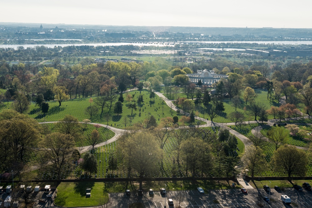 Aerial Photography of Arlington National Cemetery