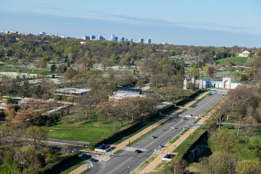 Aerial Photography of Arlington National Cemetery