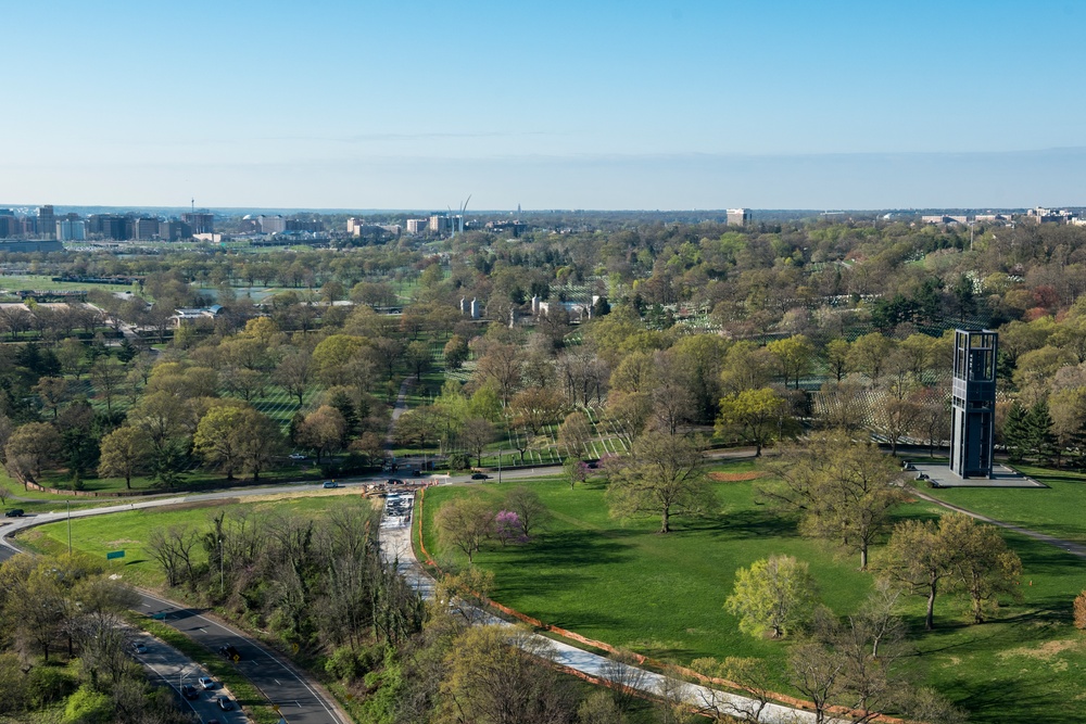 Aerial Photography of Arlington National Cemetery