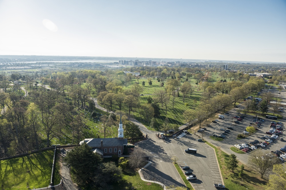 Aerial Photography of Arlington National Cemetery