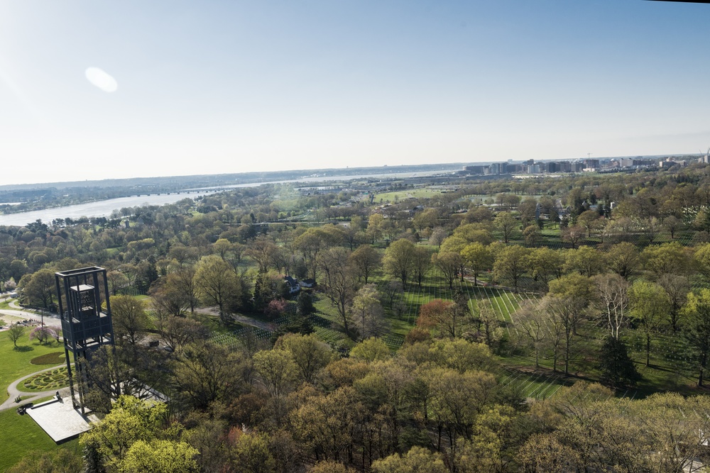 Aerial Photography of Arlington National Cemetery