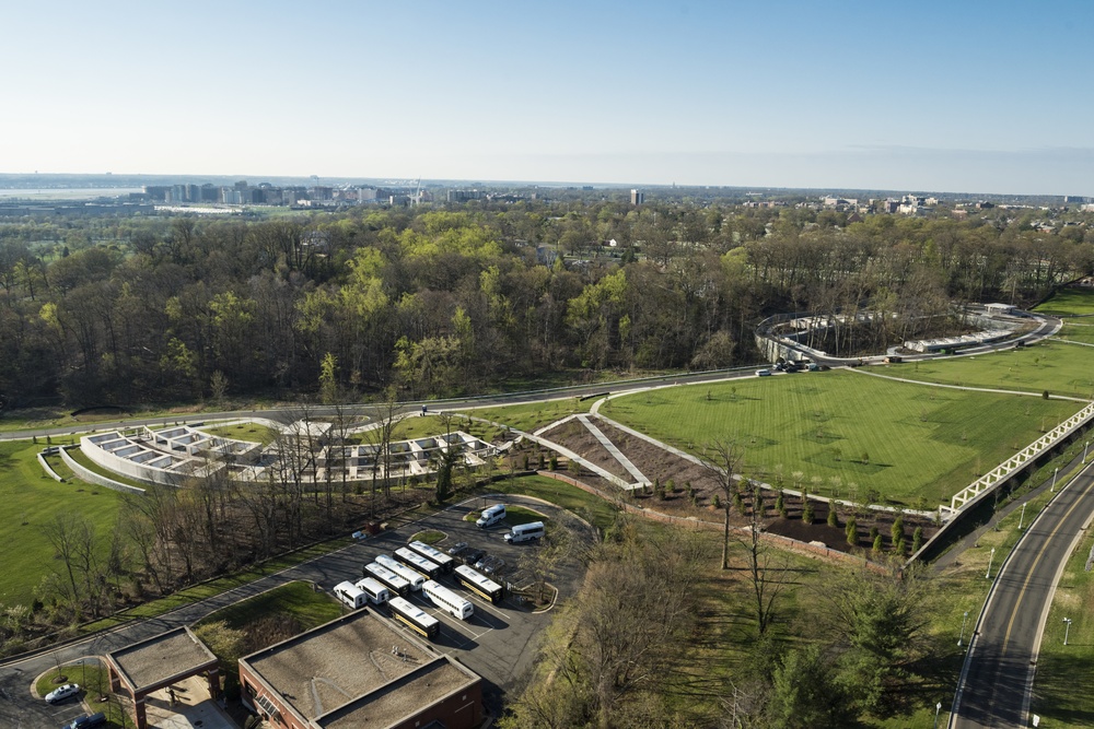 Aerial Photography of Arlington National Cemetery