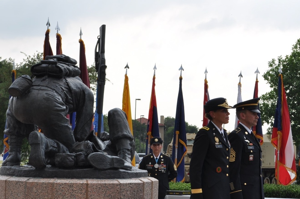 Sgt. Maj. Gerald C. Ecker retirement