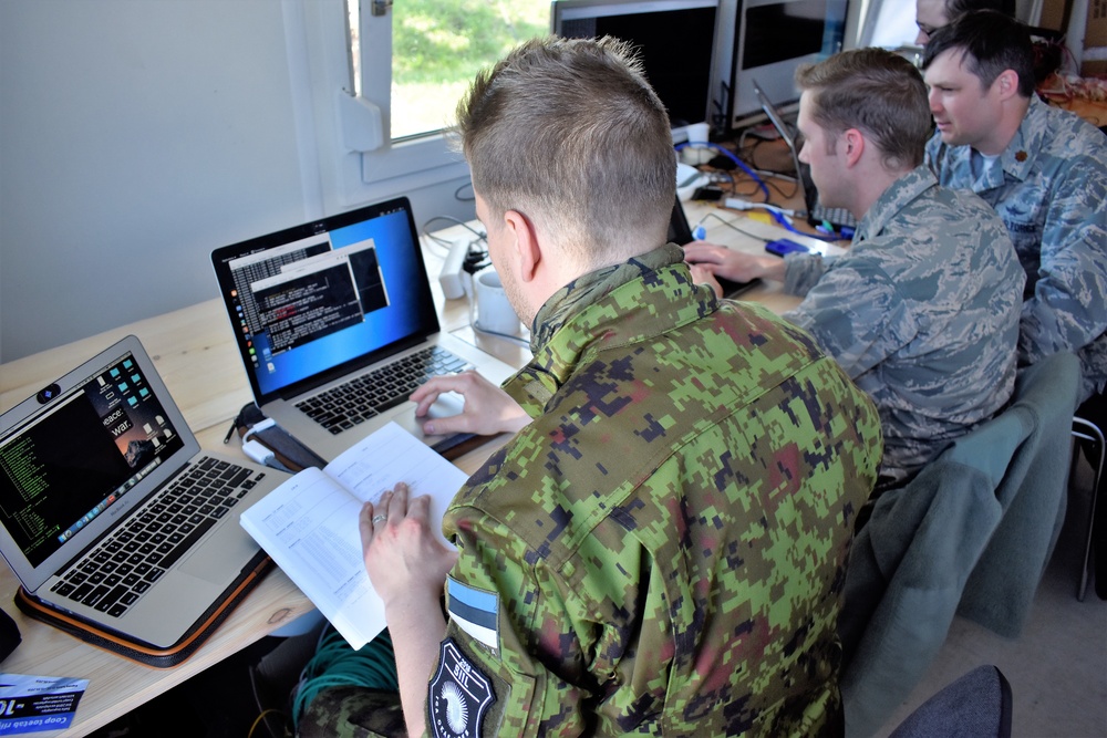 Maryland National Guard exercises Cyber Awareness with Estonian Defenses