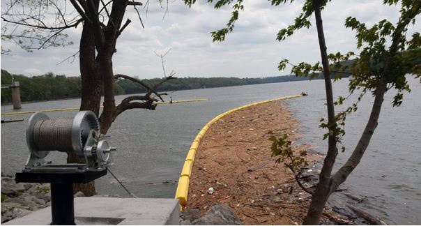 Corps employees use ingenuity to collect debris, trash on Lake Cumberland