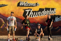 Thunderbolt nation mural highlights Luke’s heritage