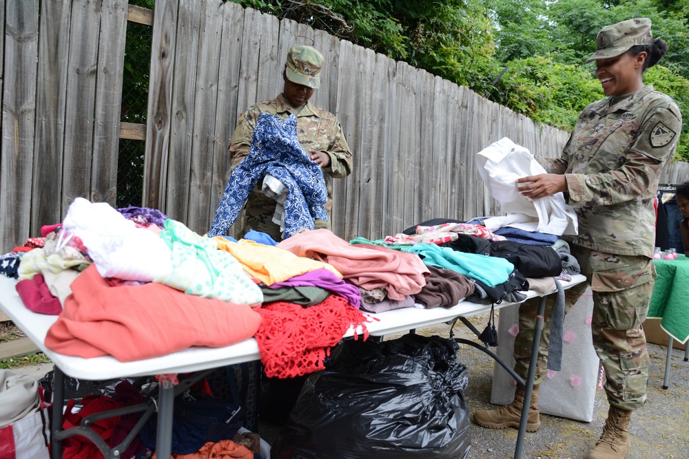 The CAV Cares: 316th CAV BDE partners with domestic violence shelter for Mother's Day