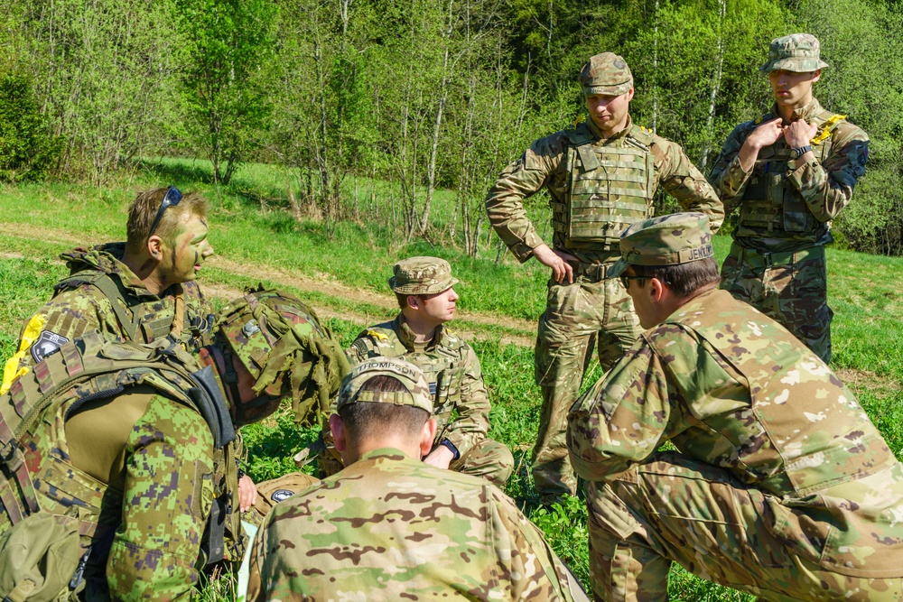 Air Cav Blackhawk pilots coordinate air assets for Operation Hedgehog