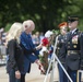 Terry Bradshaw With USO-Metro Participates in an Army Special Honors Wreath-Laying at the Tomb of the Unknown Soldier