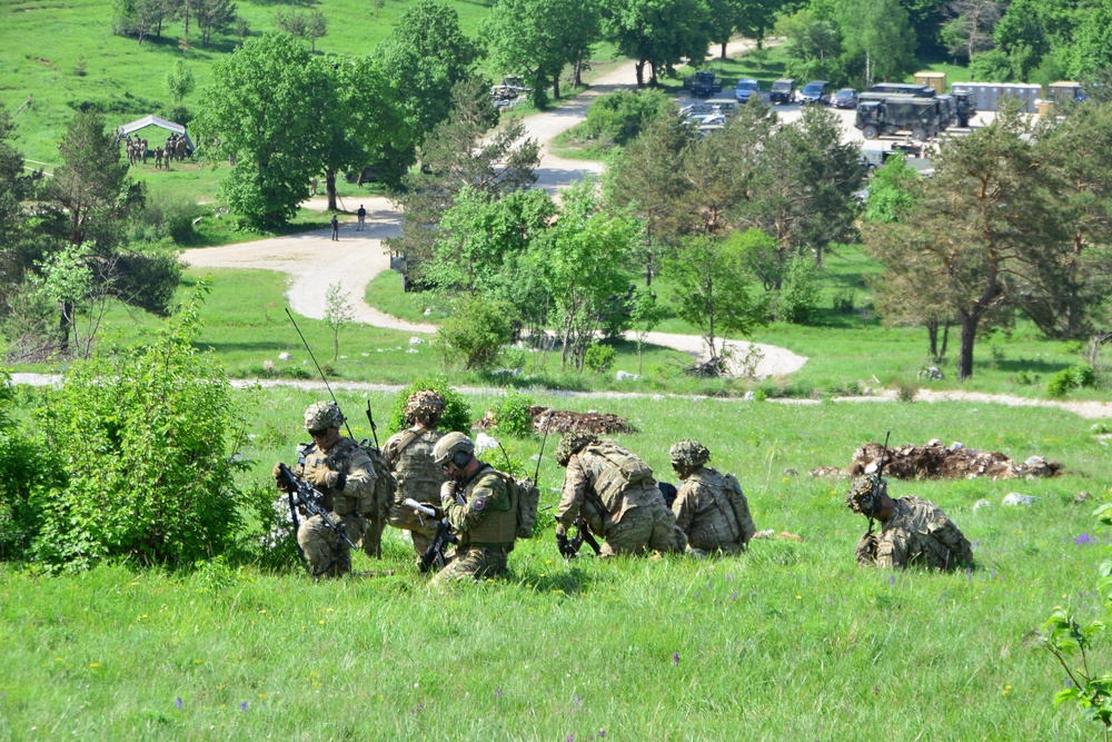 ROCK SOKOL 2018, 173rd Airborne Brigade  live fire training at pocek , Slovenia  10 may 2018