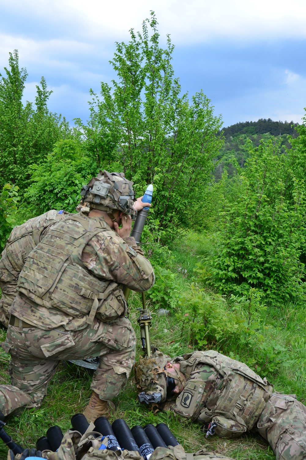 ROCK SOKOL 2018, 173rd Airborne Brigade  live fire training at pocek , Slovenia  10 may 2018