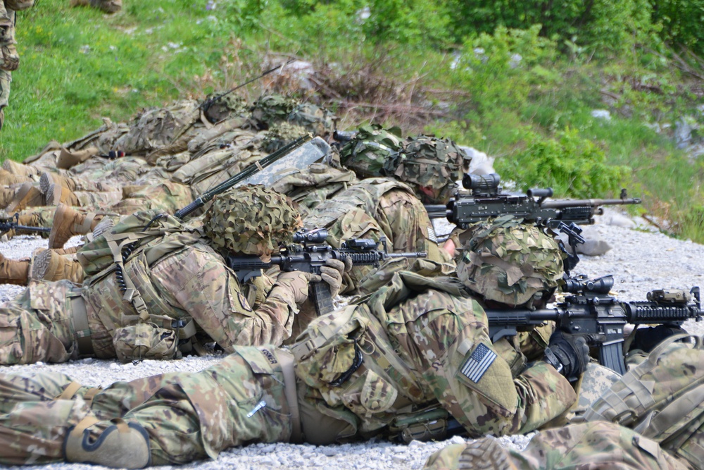 ROCK SOKOL 2018, 173rd Airborne Brigade  live fire training at pocek , Slovenia  10 may 2018