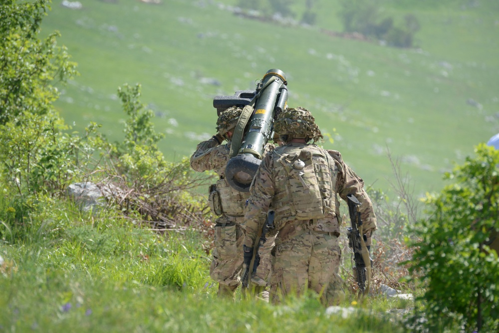 ROCK SOKOL 2018, 173rd Airborne Brigade  live fire training at pocek , Slovenia  10 may 2018