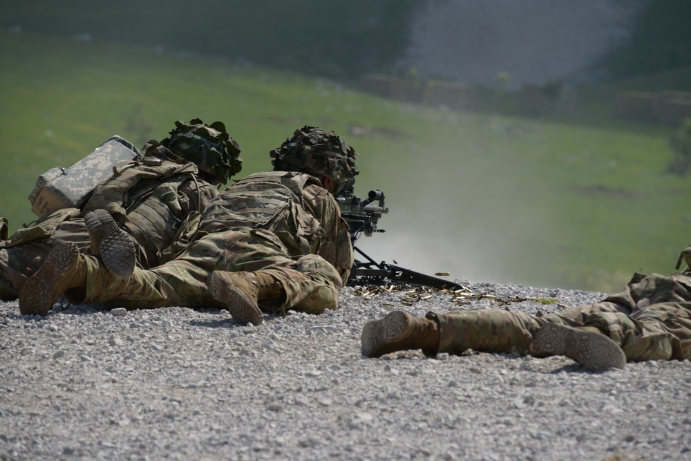 ROCK SOKOL 2018, 173rd Airborne Brigade  live fire training at pocek , Slovenia  10 may 2018