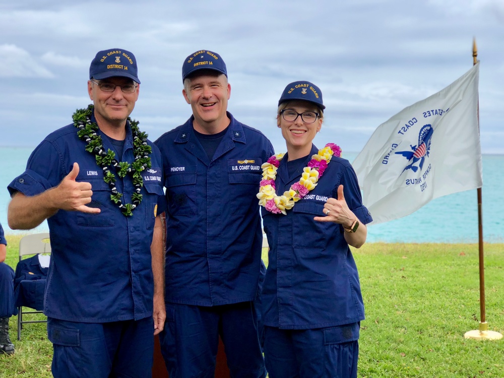 Coast Guard 14th District holds Change of Watch