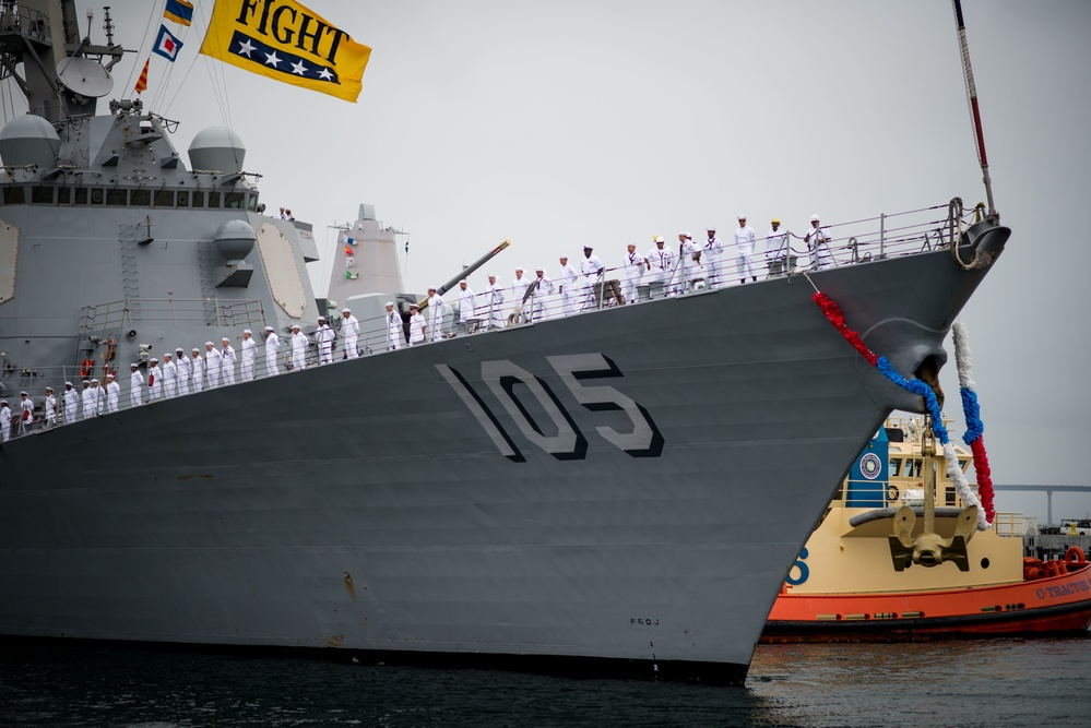 USS Dewey Homecoming