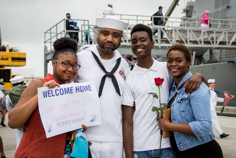 USS Dewey Homecoming