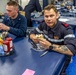 U.S. &amp; French Sailors Review Food on GHWB