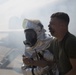 Up in smoke: Marines and Sailors practice Crash, Fire and Rescue training