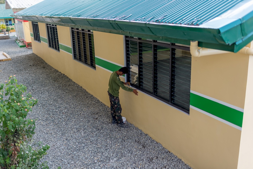 Balikatan 18: Multinational Force puts final touchs on Elementary School