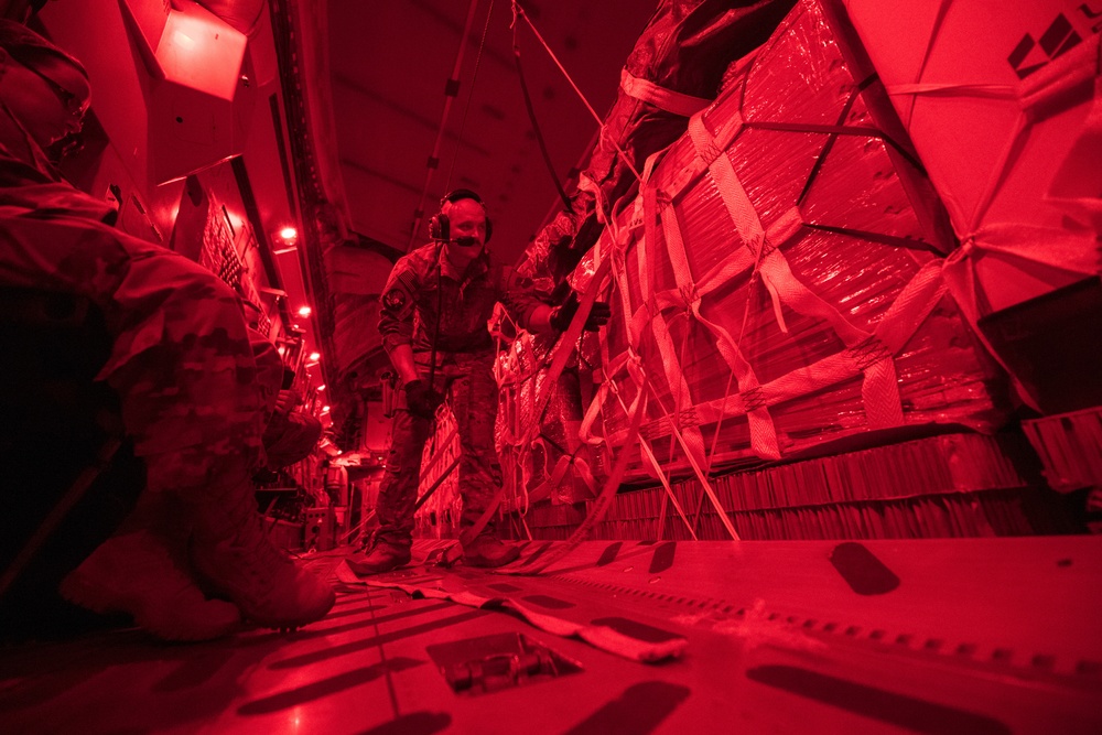 816th EAS performs airdrop over Afghanistan