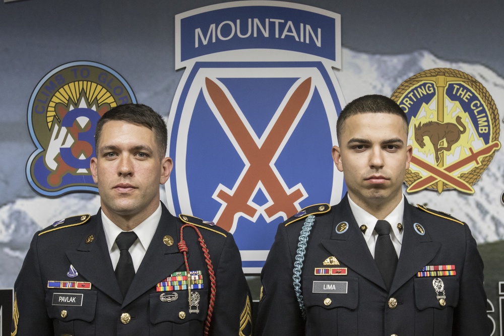 10th Mountain Division Announces their Noncommissioned Officer and Soldier of the Year