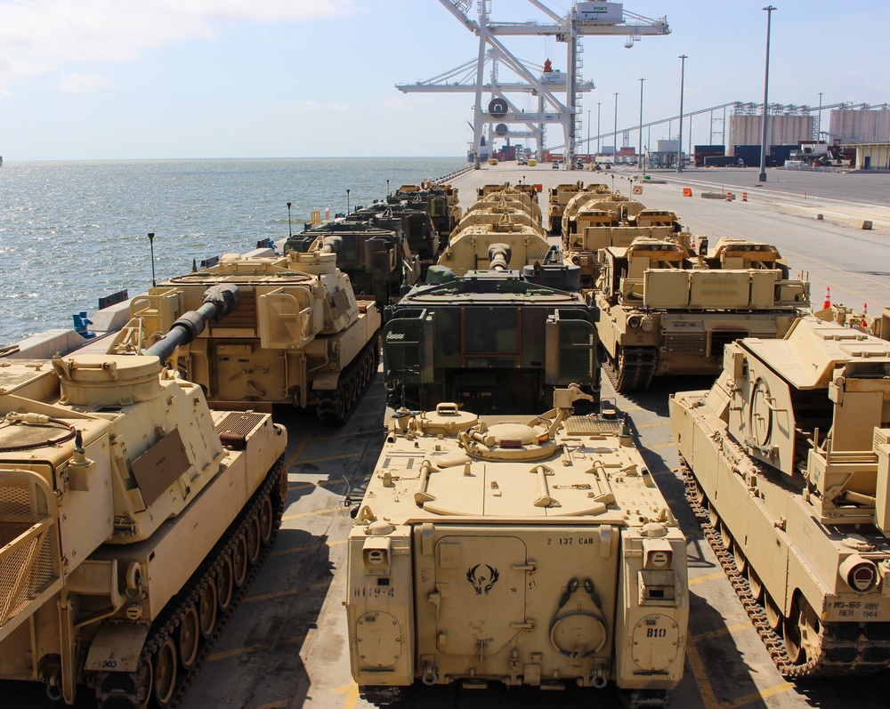 155th first Army unit to use Port of Gulfport