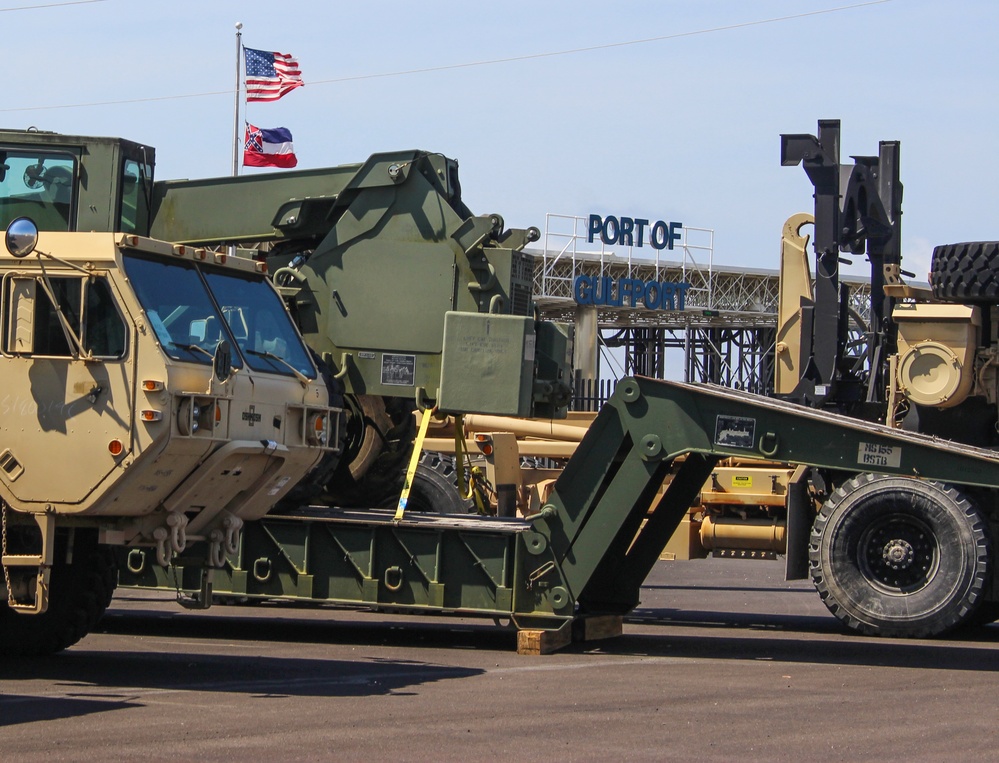 155th first Army unit to use Port of Gulfport