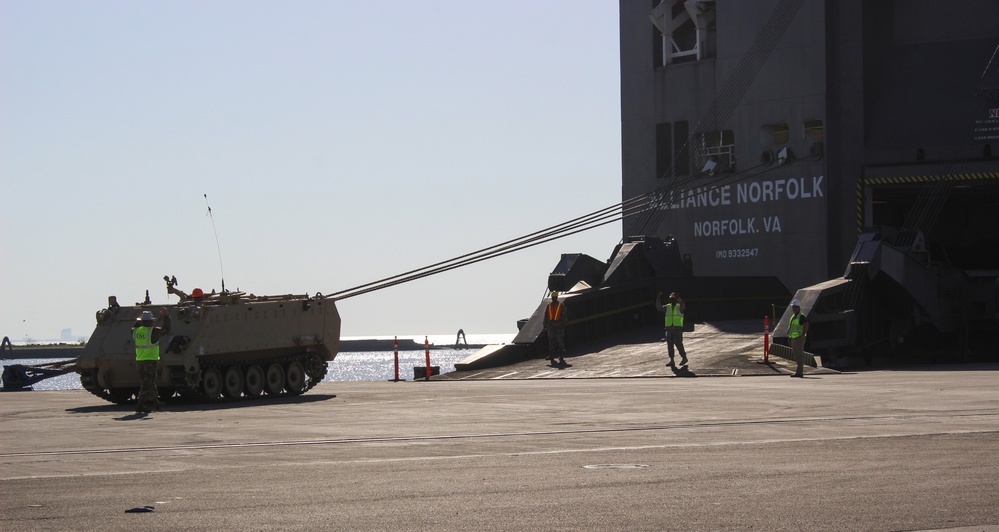 155th first Army unit to use Port of Gulfport