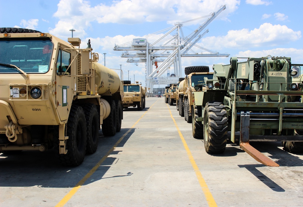 155th first Army unit to use Port of Gulfport