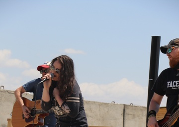 Rachel Lipsky, AFE visit Soldiers across Afghanistan