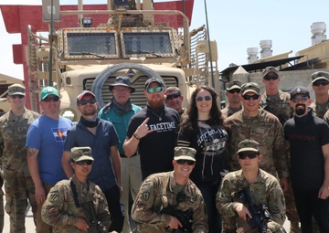 Rachel Lipsky, AFE visit Soldiers across Afghanistan