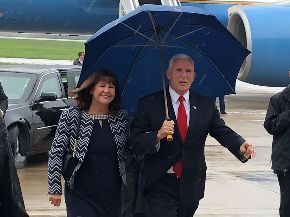 Battle Creek Air Guard Welcomes Vice President Pence to Michigan