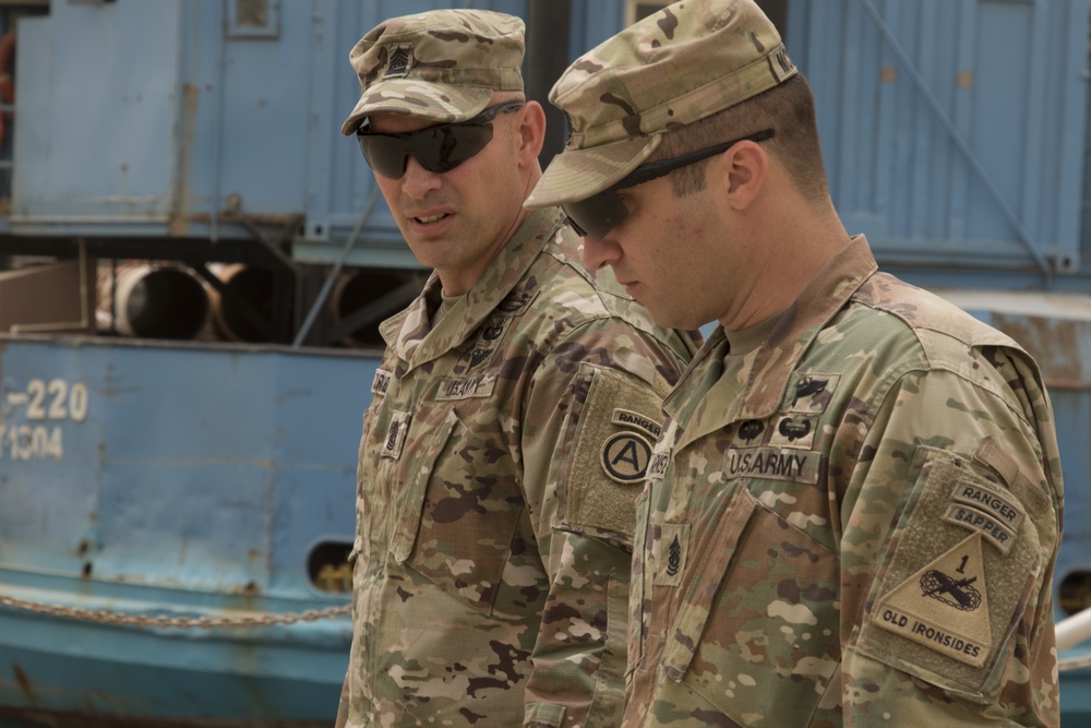 CSM Cornelison visits Camp Patriot