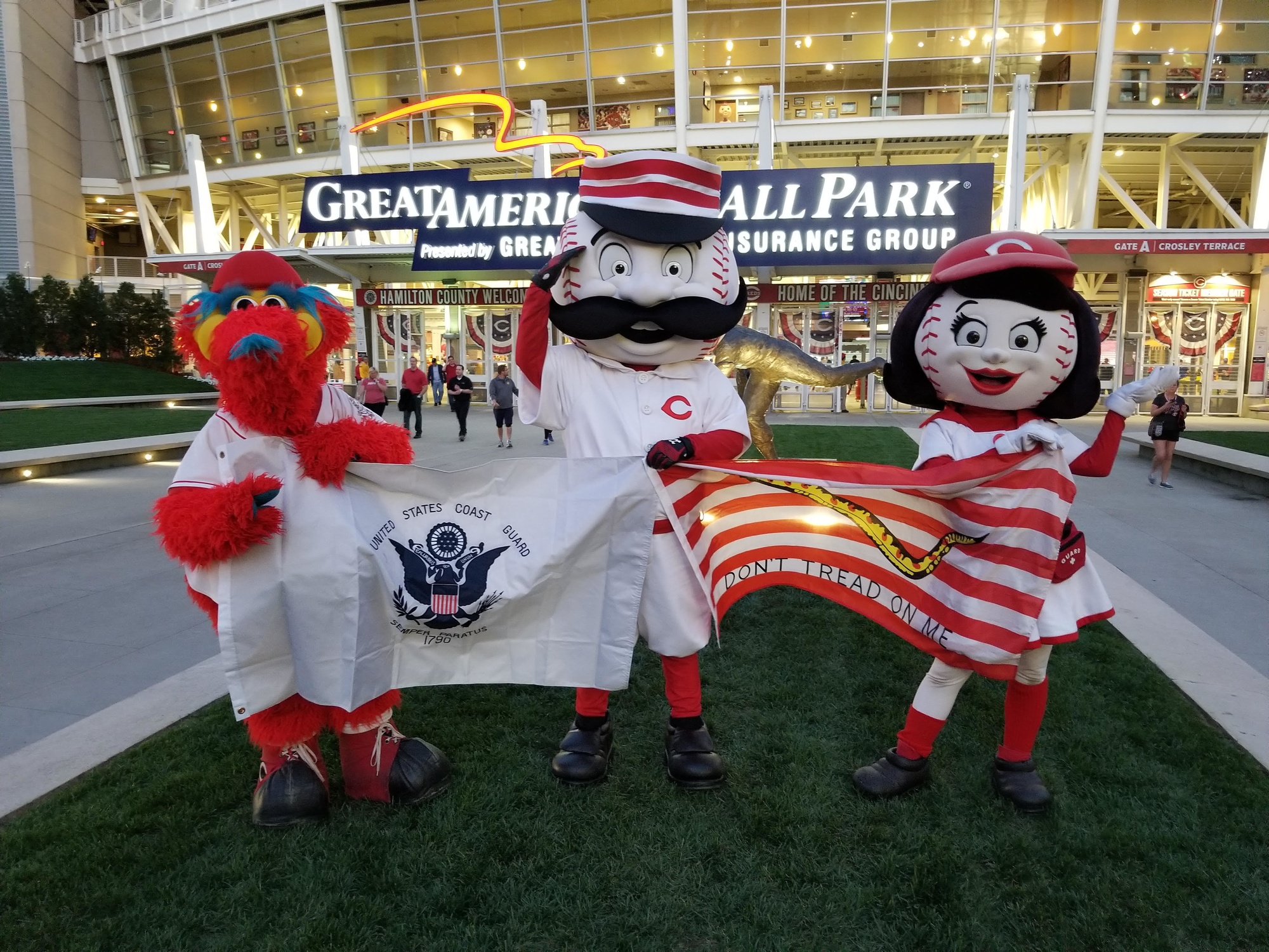 DVIDS - Images - Cincinnati Reds mascots support National Safe