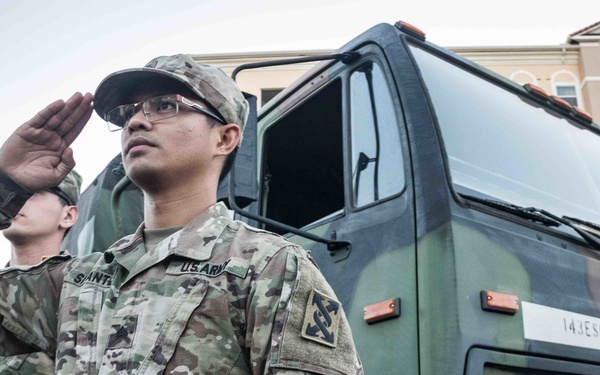 Sharp Salute at the Static Display