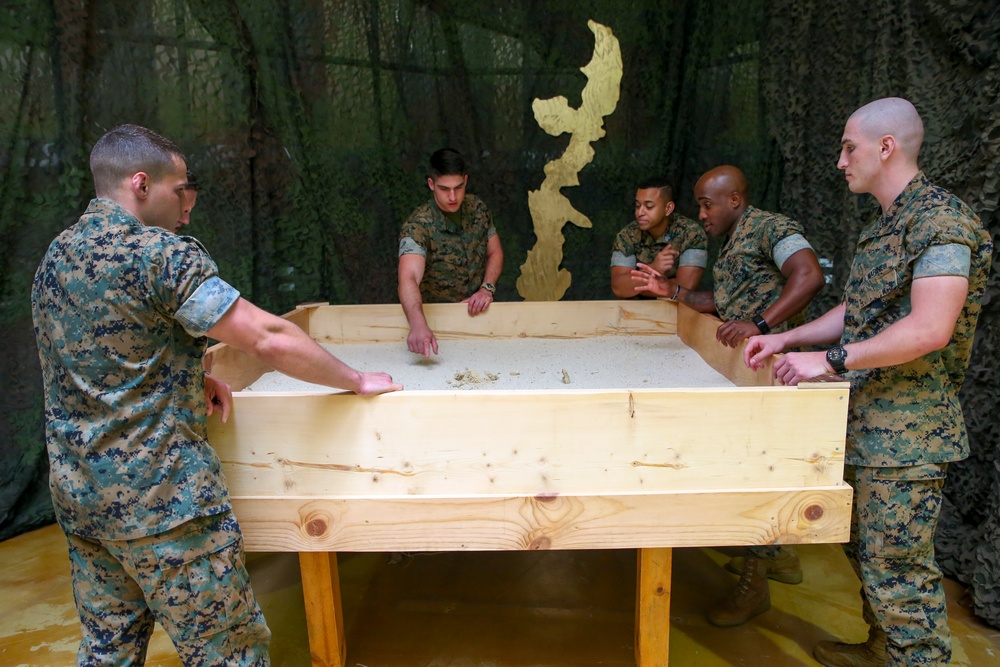 Marines prepare for opening of the CCU aboard Camp Hansen